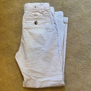 Vineyard Vines blue seersucker boys pants, Size 8
